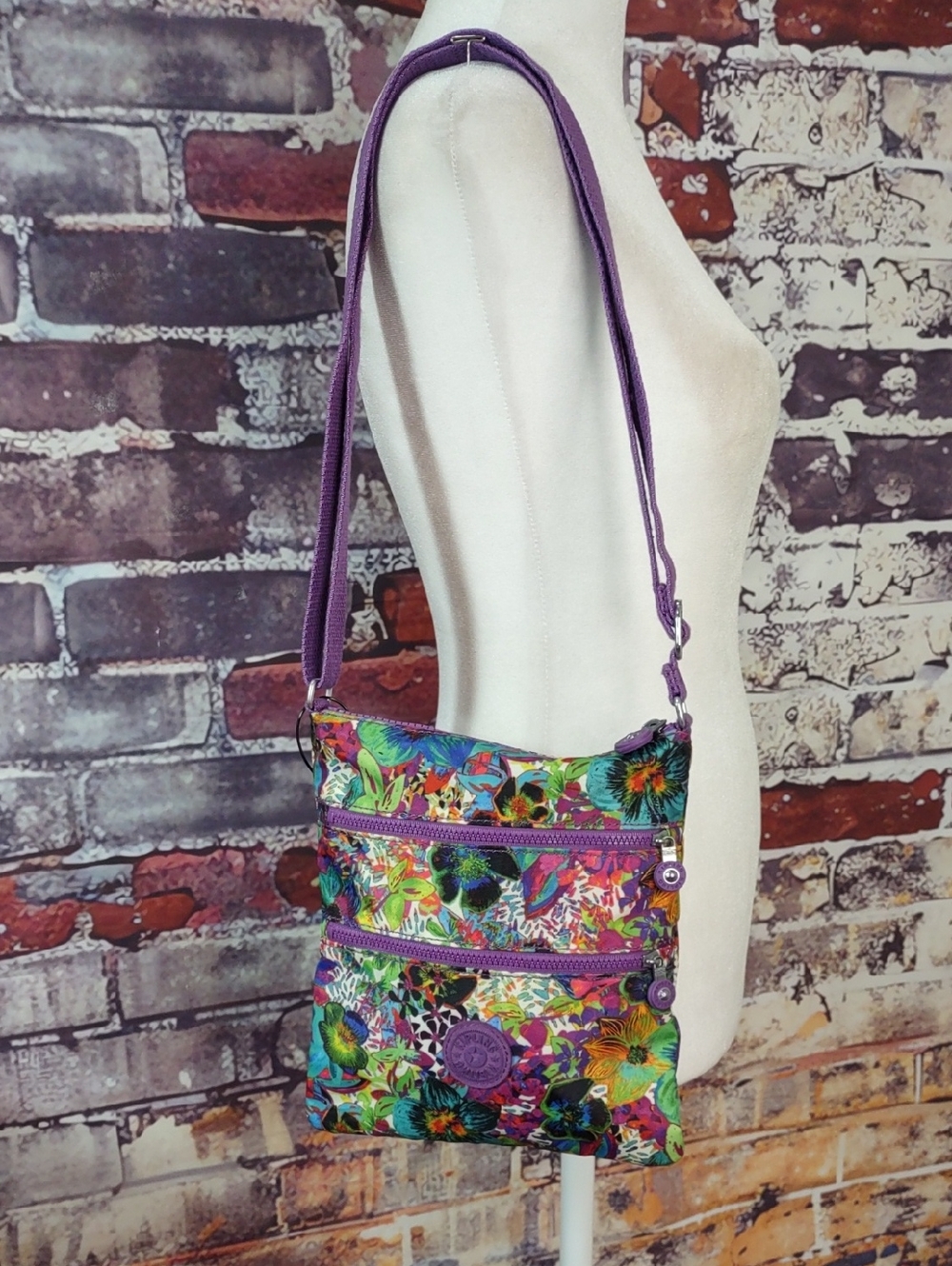 Kipling Alvas X-Small Floral Print Crossbody Bag